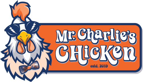 Mr Charlies Chicken Logo with Chester