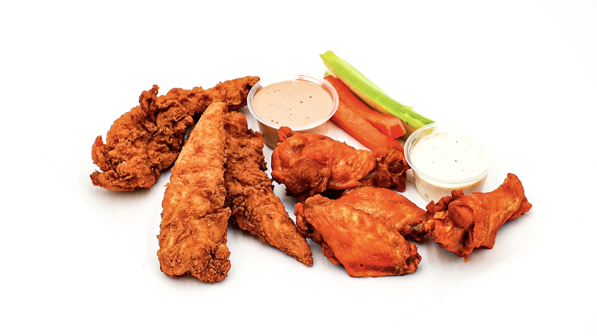 Three Finger and Four Wing Meal at Mr Charlies Chicken