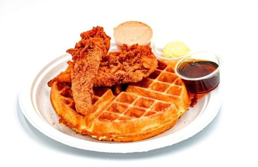 chicken and waffles